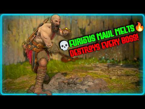 ⚔️FURIOUS MAUL+ BUILD💥 DESTROYS EVERY BOSS | God of War Ragnarok