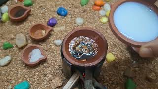 ASMR Mini Tandoori Chai Making 😍☕✨️🤤