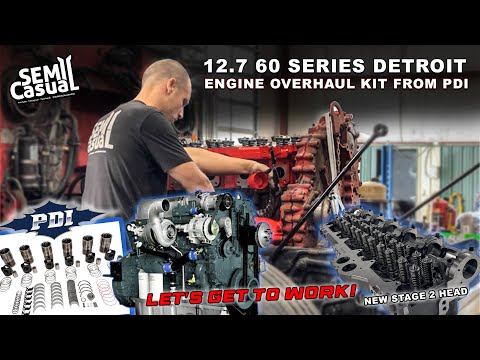 12.7 Detroit Overhaul using all PDI parts!!