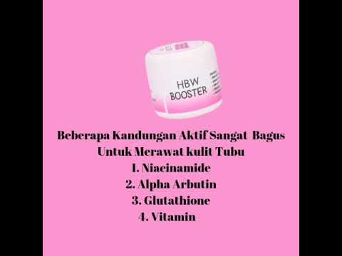 HBW Booster itu handbody anti gagal. pokoknya kulitmu jd putih & mulus,harga 125rb, wa 08114615400