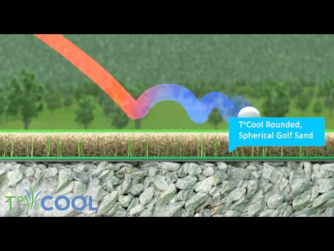 TºCool Sand - Innovative Infill for Synthetic Turf Golf Greens
