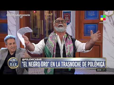 Nos visita "El Negro Oro": mirá el sketch de Claudio Rico