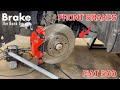 How To Replace Front Brake Pads Rotors On A Fiat 500 2012 2019