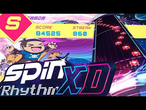 Spin Rhythm XD- Sleepless by Pixel Terror x Chime x Teminite (custom chart)- XD Difficulty, S RANK!!
