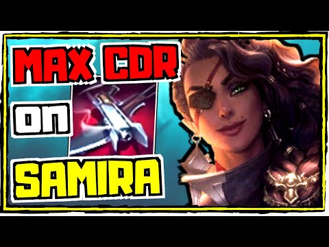 Samira with 45% Cooldown Reduction [Q Spam] | League of Legends (Season 10)