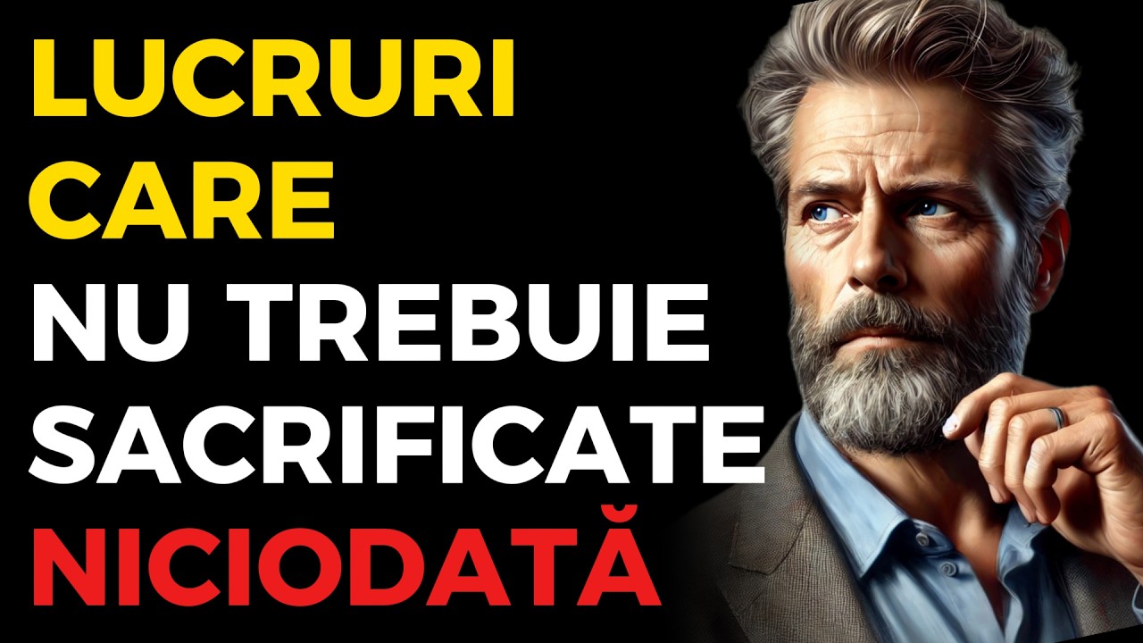 NU Sacrifica NICIODATĂ Aceste 5 Lucruri | Înțelepciune STOICĂ