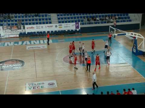 KK Proleter - Crna Gora U 16 1. četvrtina Zrenjanin Cup 2017