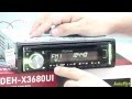Pioneer DEH-X3680UI - Demonstração do CD Player ...