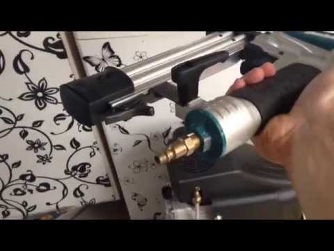 New Makita 18G brad nailer AF505 with 2hp compressor 6gallon