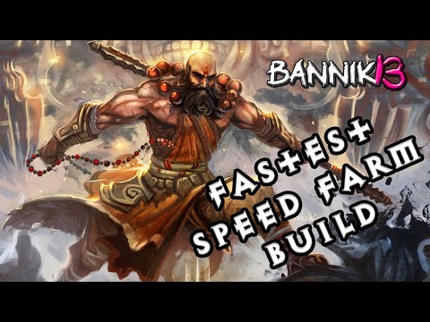 DIABLO 3 - BEST and FASTEST Inna's Mantra Monk Speed Farming Build Double Deaths Breath and GR Keys