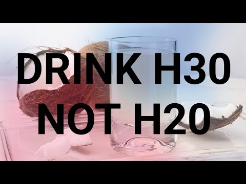 DRINK H30 NOT H20 WATER HYDRATION