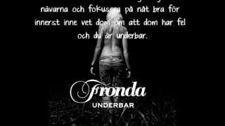 Fronda - Underbar + Lyrics