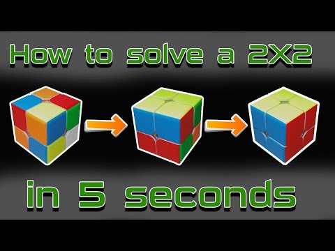 How to solve a 2x2 Rubik's cube in 5 seconds! (Ortega method tutorial)