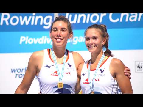 2021 World Rowing Junior Championships - Celebrations after racing