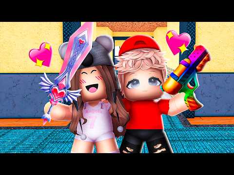 Baby ANGEL and Her CRUSH are TEAMERS..(Roblox Murder Mystery 2)