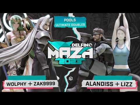 Delfino Maza 2023 [ESP] - Doubles Pools W - Wolphy + Zak9999 Vs. AlanDiss + Lizz - Smash Ultimate