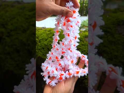 Shiuli flower garland made of wool #shorts #shortsvideo