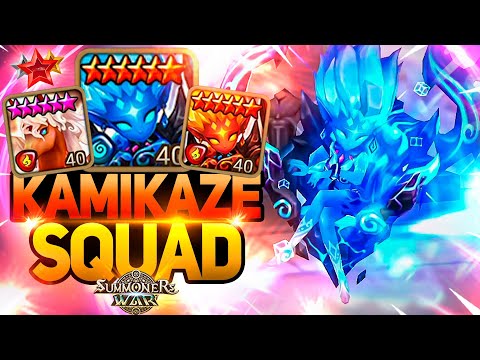 KAMIKAZE SQUAD. The Most SHOCKING High Elementals in Summoners War