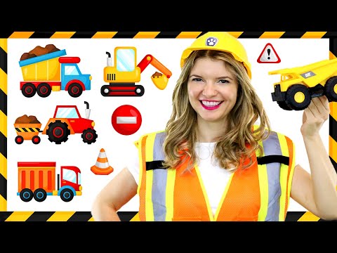 Construction Trucks for Children: Learn Construction Vehicles with Toy Trucks for Kids, Speedie DiDi