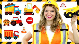 Construction Trucks for Children: Learn Construction Vehicles with Toy Trucks for Kids, Speedie DiDi