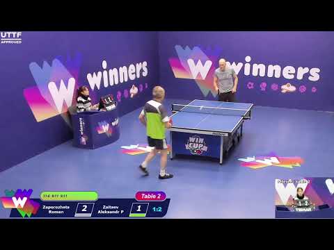 WINners CUP table 2  30.11 Zaporozhets Roman - Zaitsev Aleksandr P 16:00