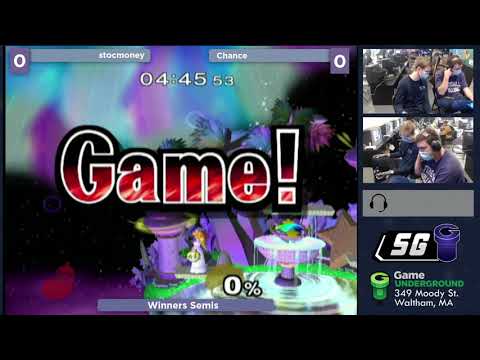 SG 24.12 SSBM - stocmoney (ICs, Fox) vs. Chance (Peach, Sheik) - Melee WSF