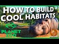 😎 How to build cool habitats for animals FAST in Planet Zoo tutorial | Guide #7