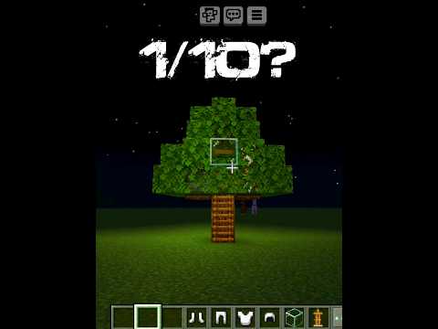 Secret Tree House Build in Minecraft