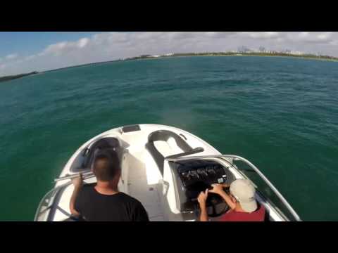 Yamaha SX210 jet bowrider. Sea trial in beautiful  Key Biscayne