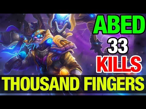 THOUSAND FINGERS!! - ABED TINKER WITH 33 KILLS - Dota 2