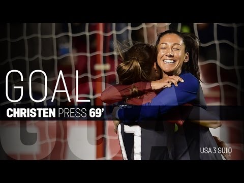 WNT vs. Switzerland: Christen Press Goal - Oct. 19, 2016