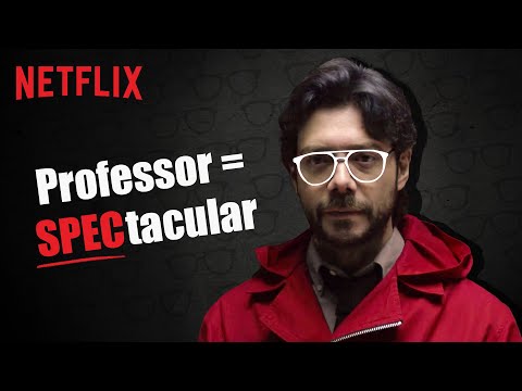 Professor Adjusting His Glasses For 30 Seconds | Money Heist | La Casa De Papel | Netflix India