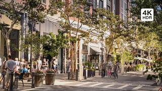 🇺🇸 Santana Row Walking Tour · 4K HDR