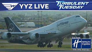 🔴 LIVE Plane Spotting at Toronto Pearson (YYZ) | Holiday Inn Express Exclusive View | Aug 25