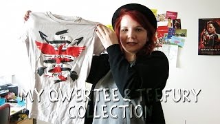 Updated Teefury & Qwertee Collection - Geeky Shirts Haul