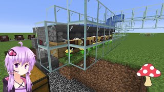 【Minecraft】30分でマインクラフト part43　～自動はちみつ製造機～