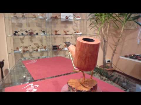 Brand new briar pipe TOM SPANU F3 giant canadian chimney handmade -  eBay item number: 182600585276