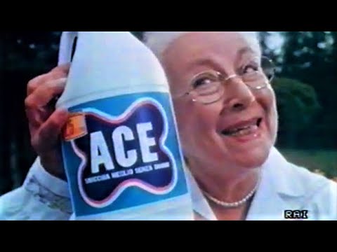 Spot - ACE Candeggina "L'aquilone, guarda!" - 1987 (HD)