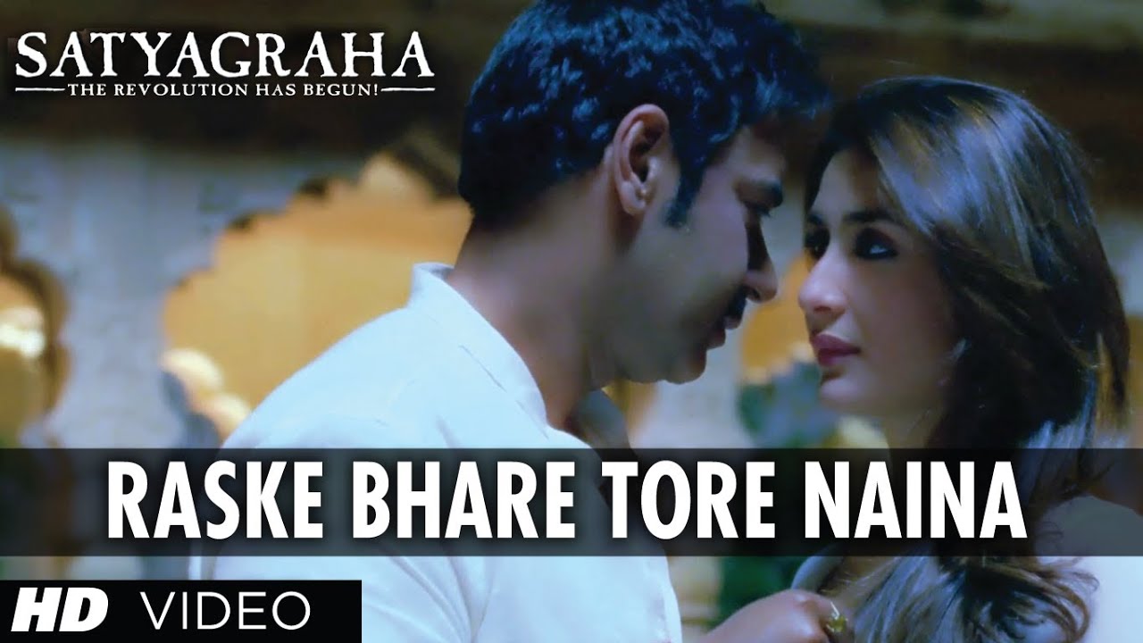 Raske Bhare Tore Naina Lyrics  | Satyagraha | Amitabh Bachchan, Ajay Devgn | Shafqat Amanat Ali Khan, Arpita Chakraborty | Aadesh Shrivastava