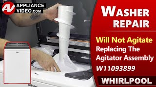 Washer with agitator issues - factory technician diagnostic & repair