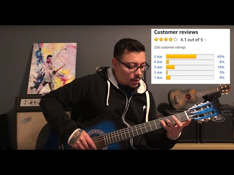 $40 Amazon Best Choice 38' Guitar Unboxing & Review