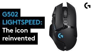 YouTube Video Vs2oHAPSgbY for Product Logitech G502 LIGHTSPEED Wireless Gaming Mouse (910-005565) by Company Logitech in Industry Peripheral