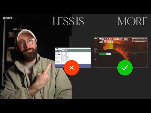 8 advanced rules of minimal Web Design