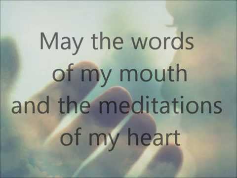 Guard my mouth, LORD.