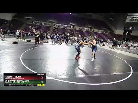 195 Lbs Round 1 - Christopher Walker, Widefield Wrestling Club Vs Taylor Hruby, Brighton Wrestling