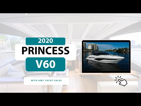 2020 Princess V60 Haute Vie Video