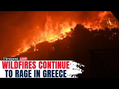 Greece Wildfire LIVE: Wildfires Continue to Rage in Greece Amid Prolonged Drought | N18G