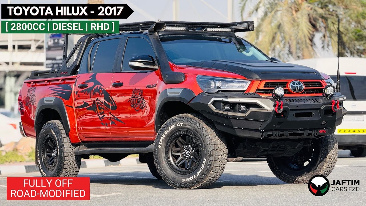 Toyota Hilux OFF ROAD MODIFIED | ROOF RACK SIDE AWINGIN CAMPING TENT | RHD | 2017 | 2.8L DIESEL ENGINE | MANUAL T video
