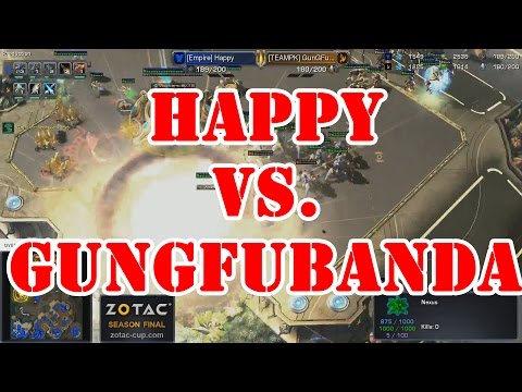 #310 Happy (T) vs. GunGFuBanDa (P)  ZOTAC StarCraft II Cup Season Final 2