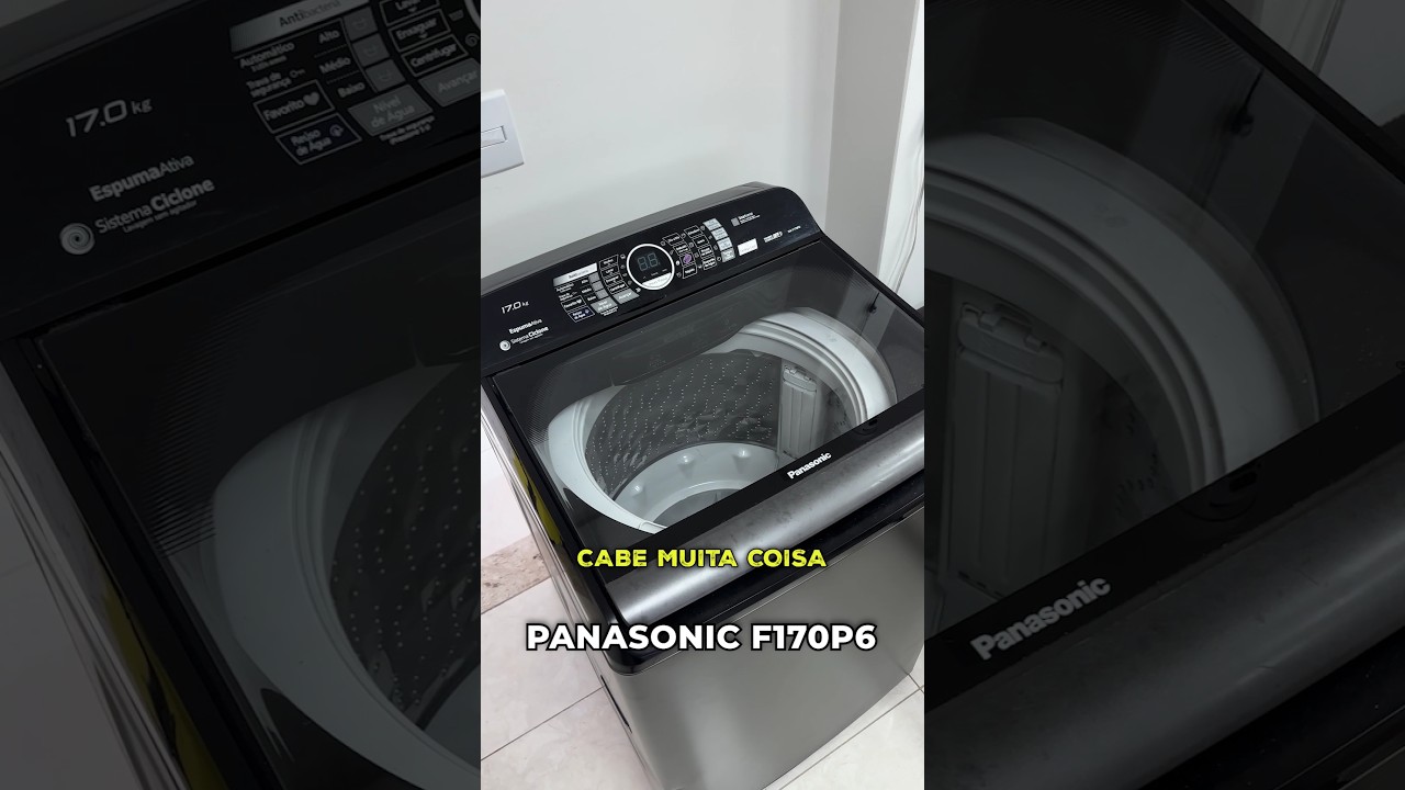 Miniatura da avaliação em vídeo de Lavadora PANASONIC LWBE201T3 20.1kg 127V